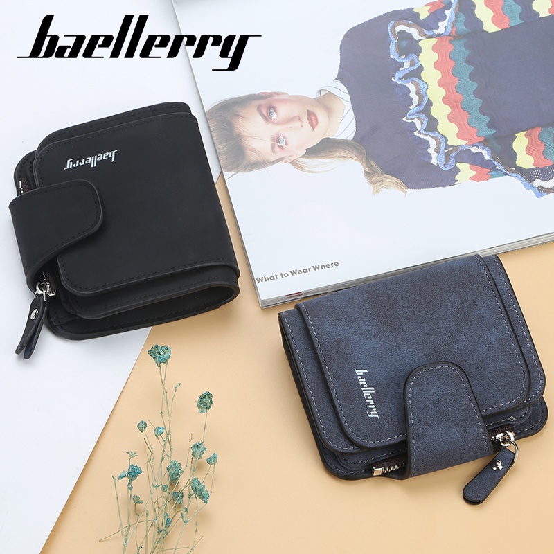 BAELLERRY N2346 Dompet Wanita Kecil Bahan Kulit PU Leather Premium WATCHKITE WKOS