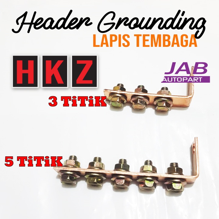 Header Kabel Grounding Kepala Aki Accu Mobil Lapis Tembaga HKZ