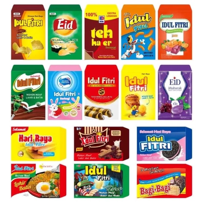 amplop lebaran idul fitri / angpao lebaran / amplop snack / angpao snack ISI 10 PCS PROMOO