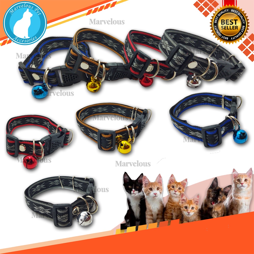 Kalung anjing motif lonceng 24 mm bahan tebal dan kuat kualitas premium