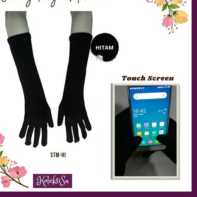 ✨Grosir✨ Sarung/Manset Kaos Tangan Panjang Wanita Muslimah Touchscreen Panjang Syar'i Syari Full Jar