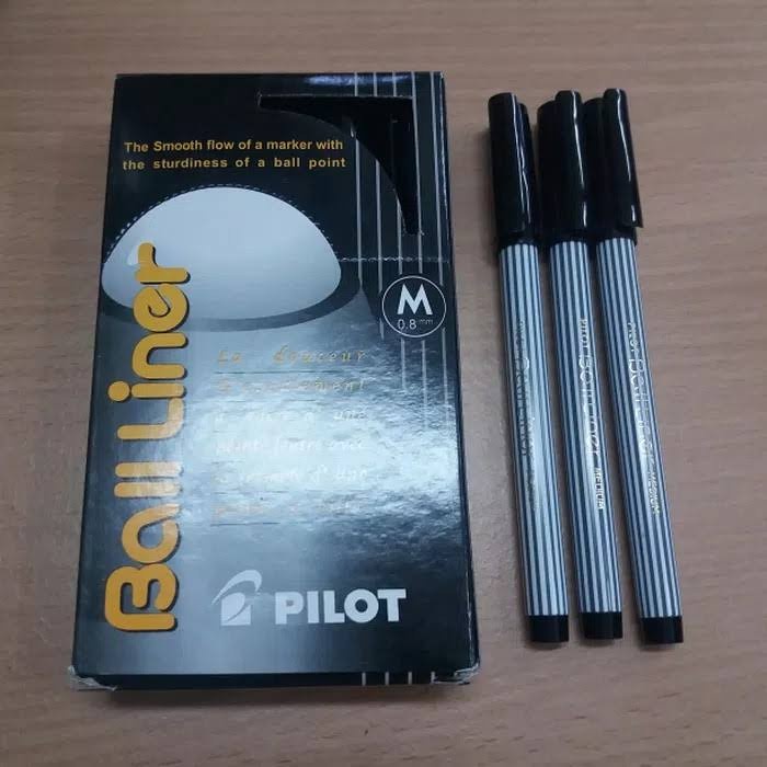 

Pulpen Balliner 0.8MM Pulpen Balliner Original Black