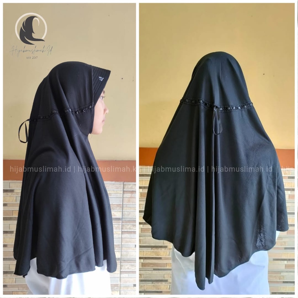 Jilbab Instan Serut Jilbab Sekolah ala Rabbani Jumbo Dewasa Serut