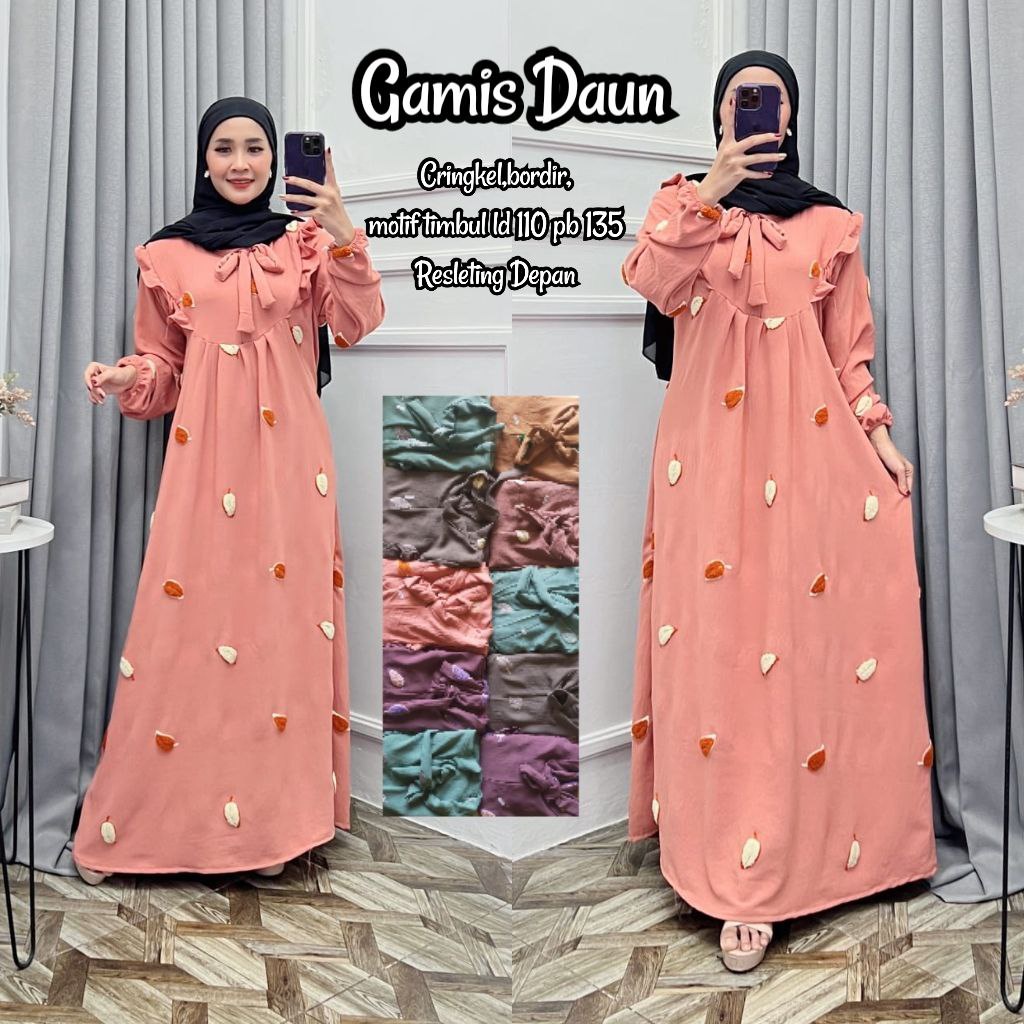 GAMIS PREMIUM LEBARAN GAMIS AURORA MAXMARA LUX GAMIS / GAMIS ARMANY / SILK MOTIF / BAJU WANITA / DRESS WANITA