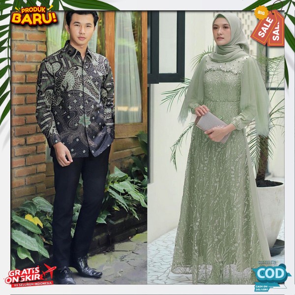 Kekinian Cupel Lebaran Baju Bj Bsju Pakaian Terbaru Set Gamis Keluarga Baju Pasangan Psangan Viral S