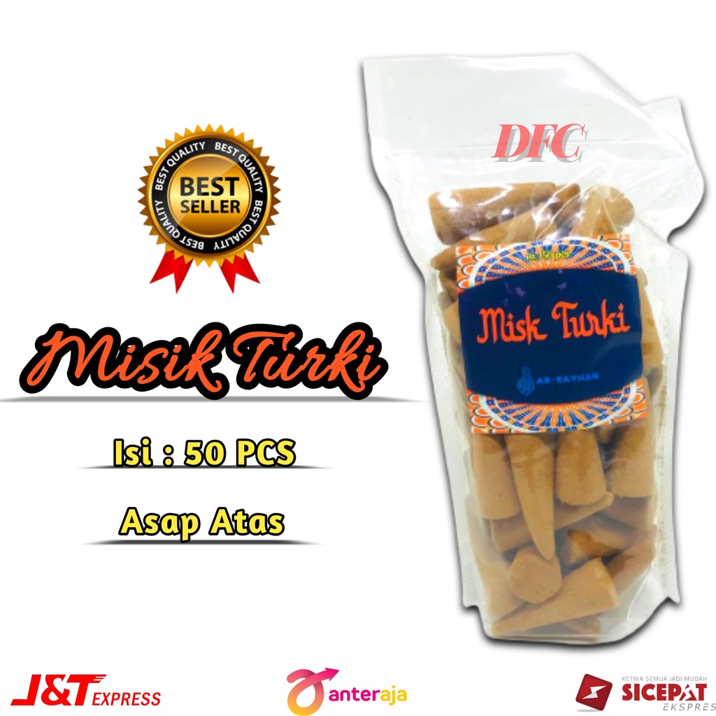 HIO Dupa Kerucut Peluru MISIK TURKI Wangi Buhur Arab Gaharu Asap Bawah