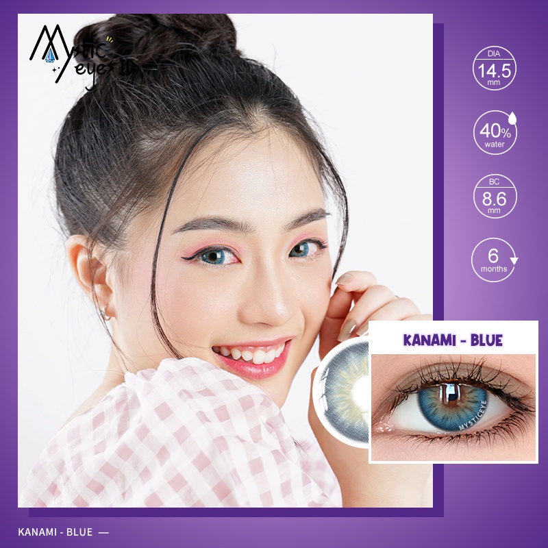 [✅COD] MYSTICEYES SOFTLENS KANAMI SERI NORMAL Lensa Kontak 14.5MM