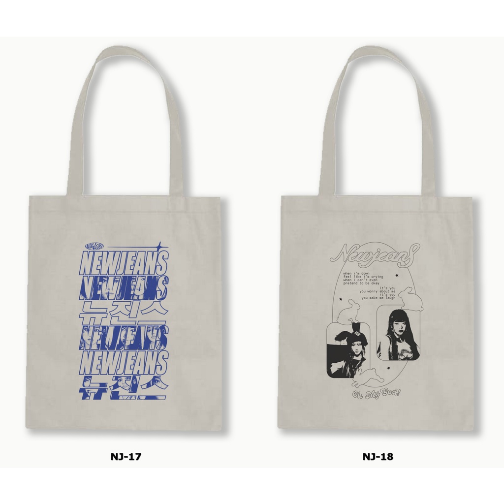 TOTE BAG RESLETING - NEWJEANS