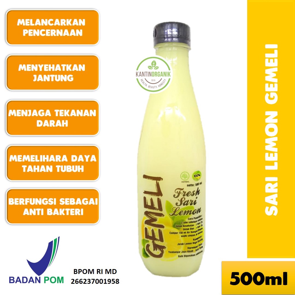 

Sari Lemon Pure Gemeli 500ml / Pure Sari Lemon Asli