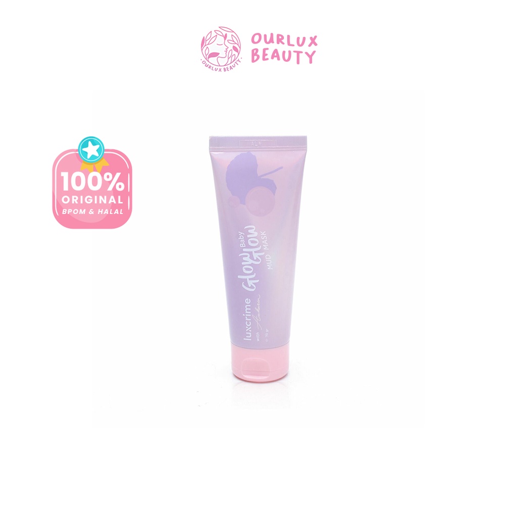 LUXCRIME GLOW BABY GLOW MUD MASK X AWKARIN