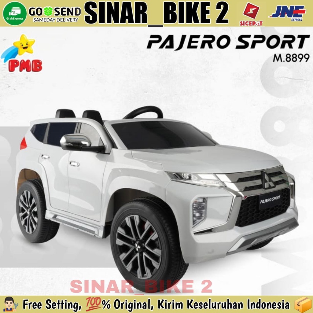 Mobil Aki PAJERO SPORT PMB M 8899 Remote Control Mainan Anak