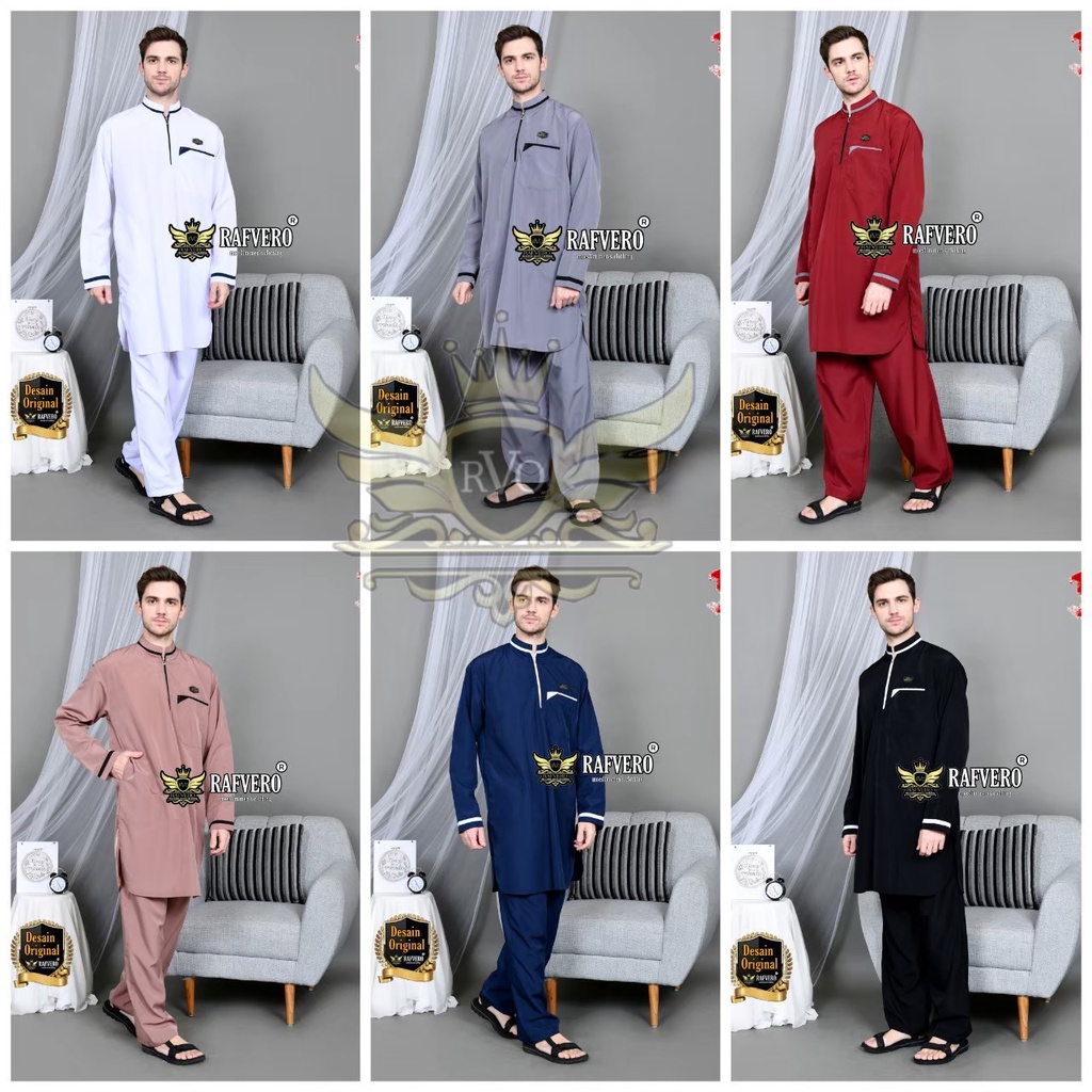MMSTORE - BAJU KOKO SETELAN MODEL POLOS - KURTA TURKEY SETELAN BAJU + CELANA - GAMIS JUBAH KOKO MUSL