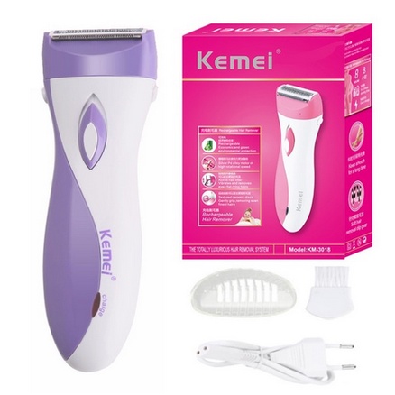 Kemei Women Shave Wool Device Knife Electric Shaver Wool Epilator Shaving Lady's Shaver Female Care KM-3018