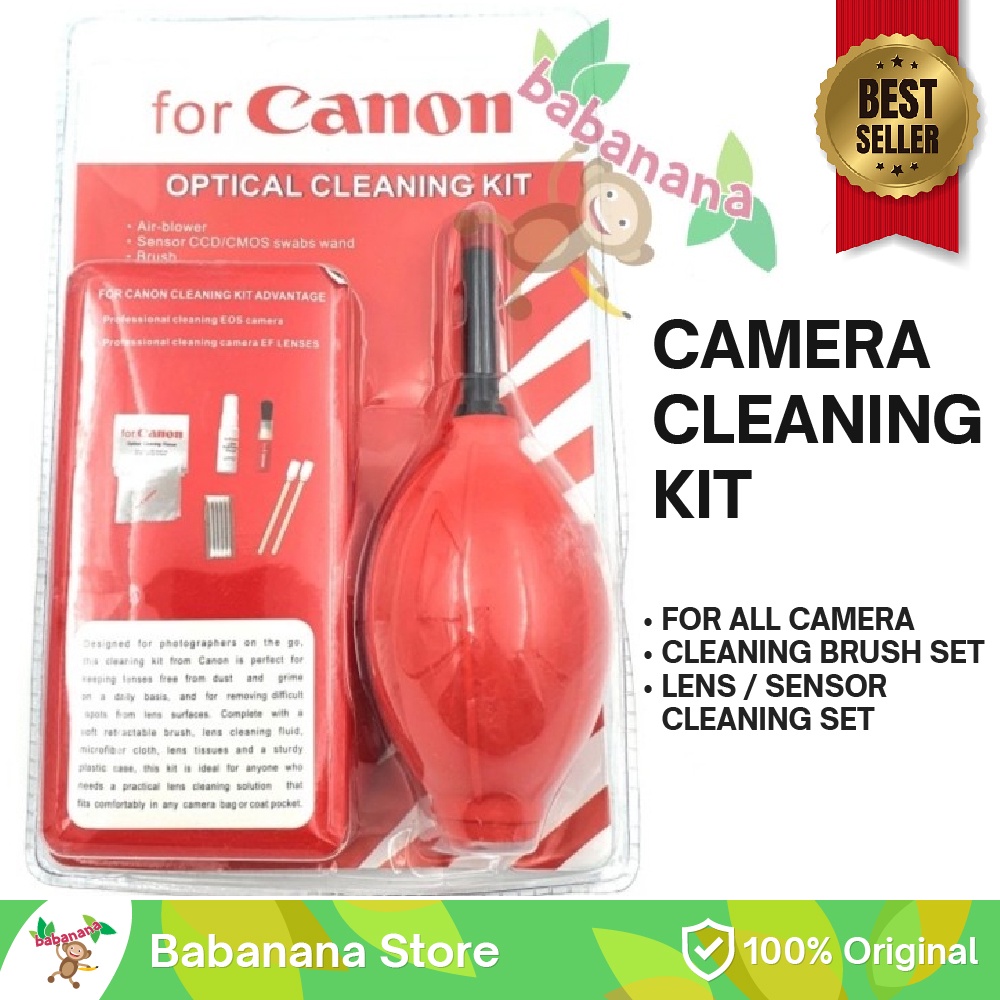 Set Pembersih cleaning kit dust air blower brush kamera laptop pc Camera