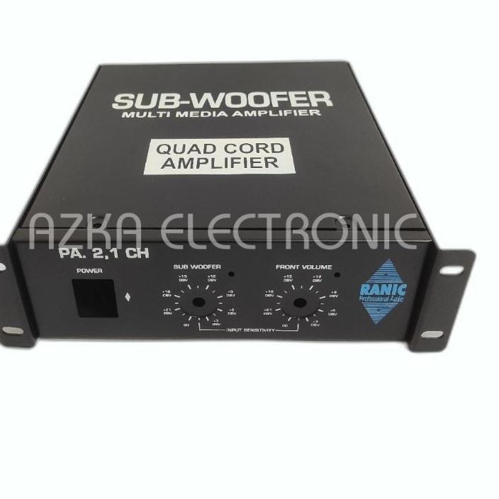 ☊ Box Power Amplifier Subwoofer 2.1 Channel ➾