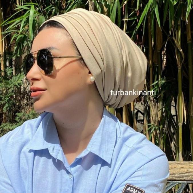 READY STOCK TERMURAH - QIARA INSTANT TURBAN JERSEY KOREA TURBAN TURBAN