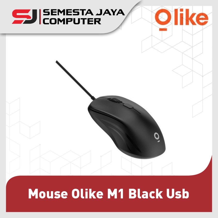 Mouse Olike M1 Black Usb