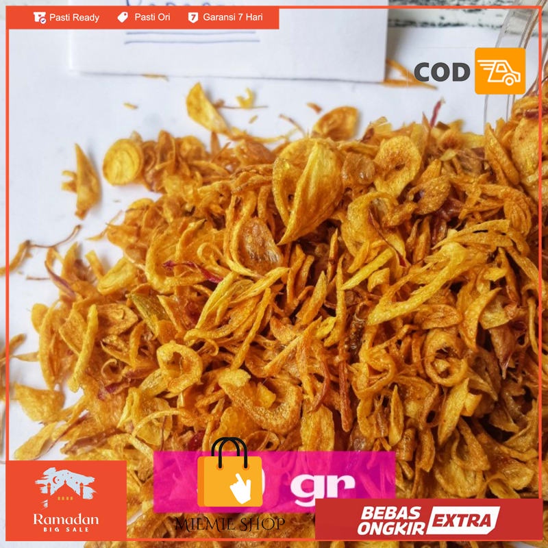 

Bawang Goreng Murni 500 gr / Tanpa Tepung