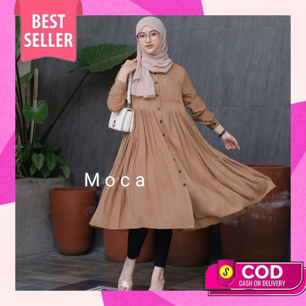 Zavia Tunik - Gamis Dan Tunik Muslim - Gamis Busui - Tunik Busui Friendly - Baju Muslim Kekinian Tun