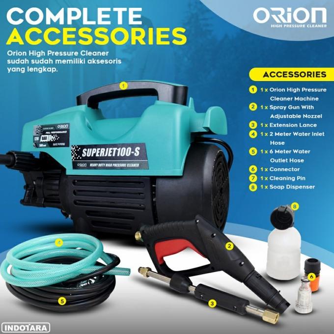 Alat Steam Cuci Motor & Mobil Jet Cleaner - Orion Superjet100S