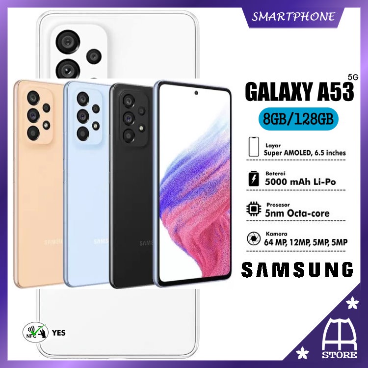 Samsung A53 5G 8/256GB | Smartphone | Garansi Resmi