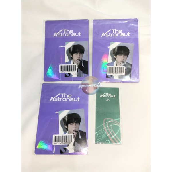 [READY STOCK] POB Album Jin The Astronaut Hologram Photo Frame Unreleased Photocard Lenticular Bookm