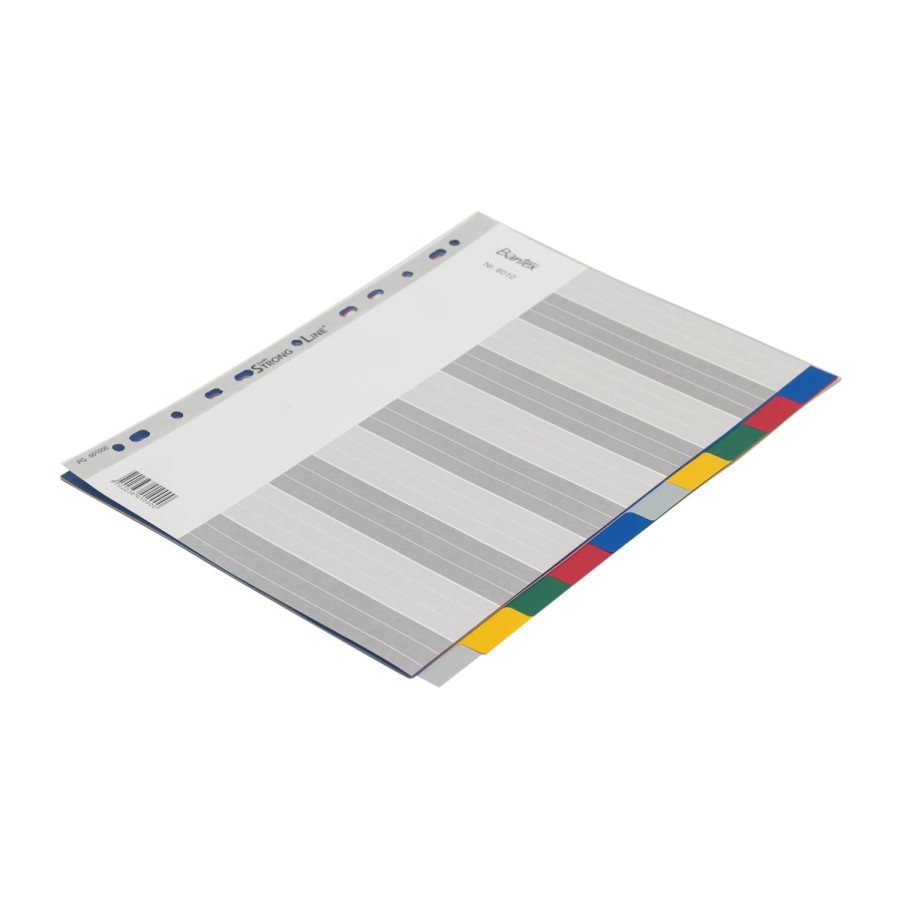 Bantex PP Colour Divider A4 (10 pages) 6010 00