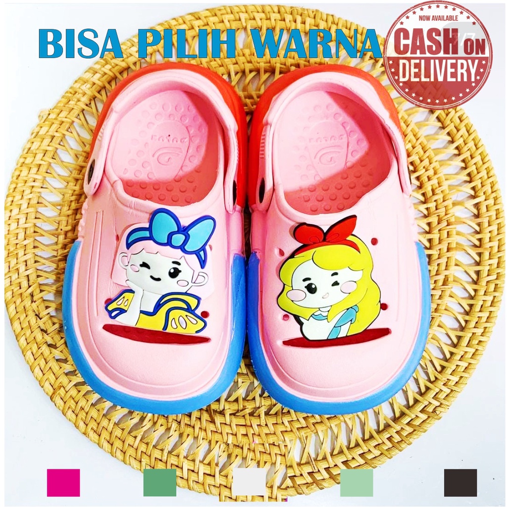 SEPATU SLIP ON BAIM ANAK PEREMPUAN CANTIK MOTIF LOL