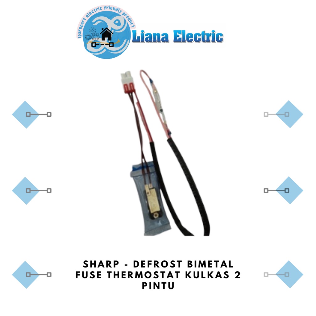 SHARP - Defrost Bimetal Kulkas 2 Pintu