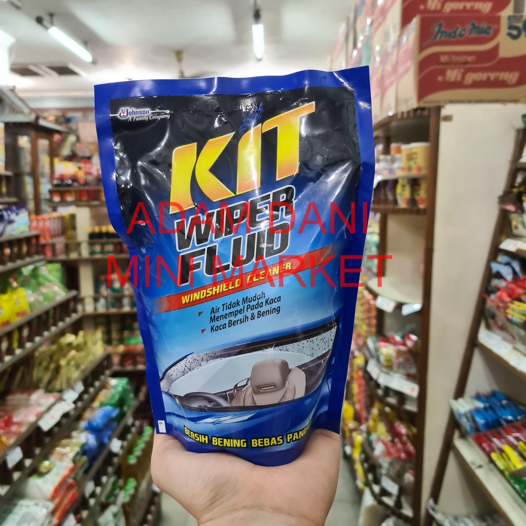 KIT WIPER FLUID WINDSHIELD CLEANER REFILL POUCH 400ml