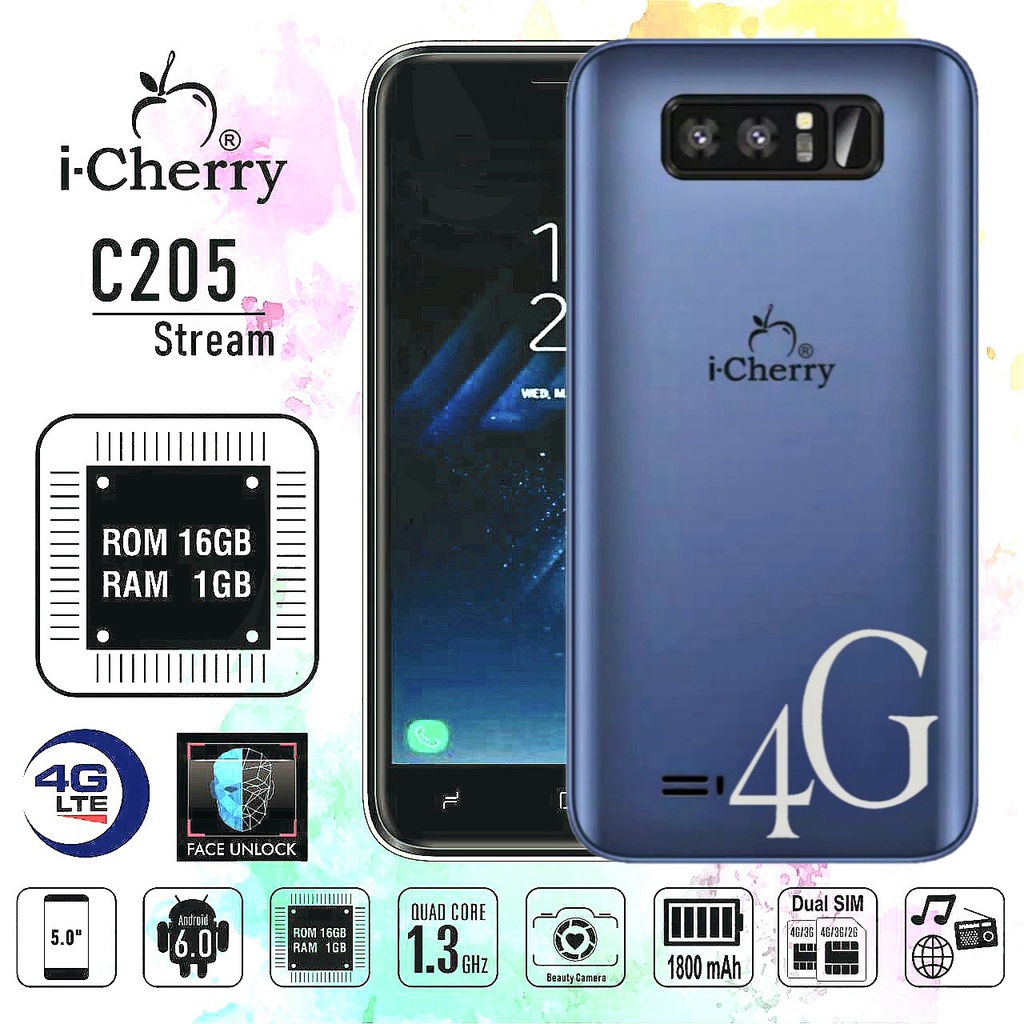 HP ANDROID iCHERRY C205 STREAM 4G RAM 1GB - SMARTPHONE - HP ANDROID 4G MURAH