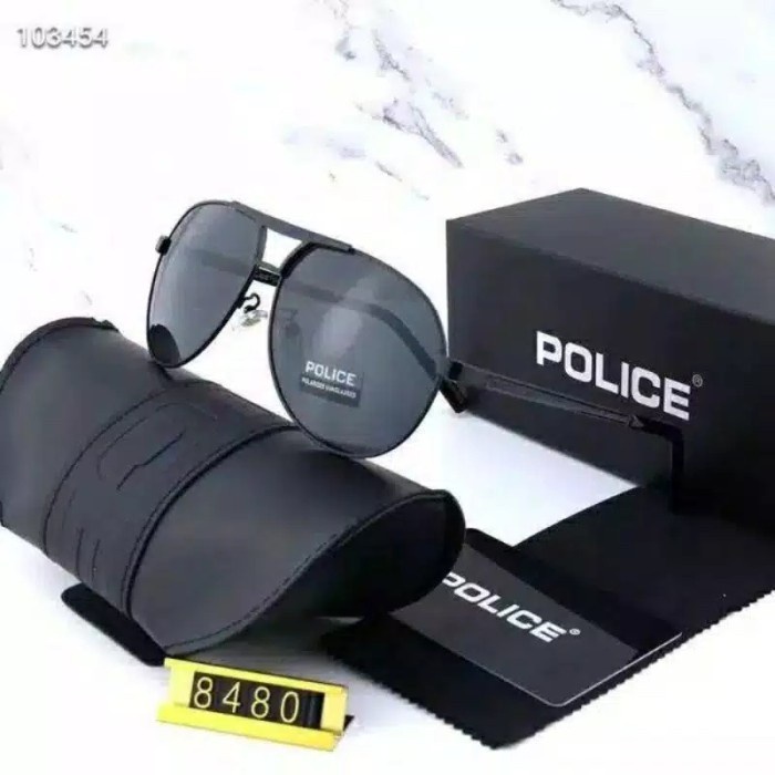 Glassesku 100% New Kacamata Police Original Pria Wanita Sunglasses Polarized