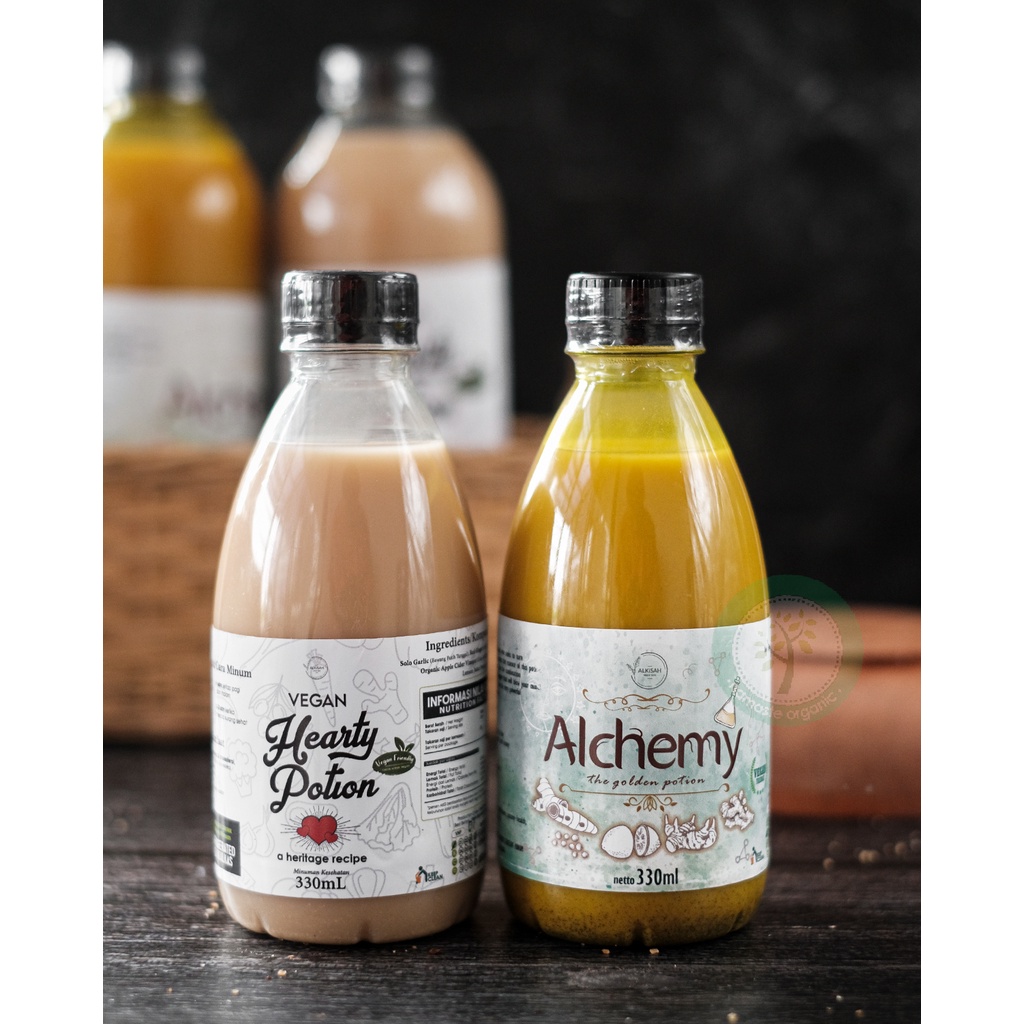 

VEGAN BU HEMY - PAKET VEGAN HEARTY POTION 330ML DAN ALCHEMY 330ML