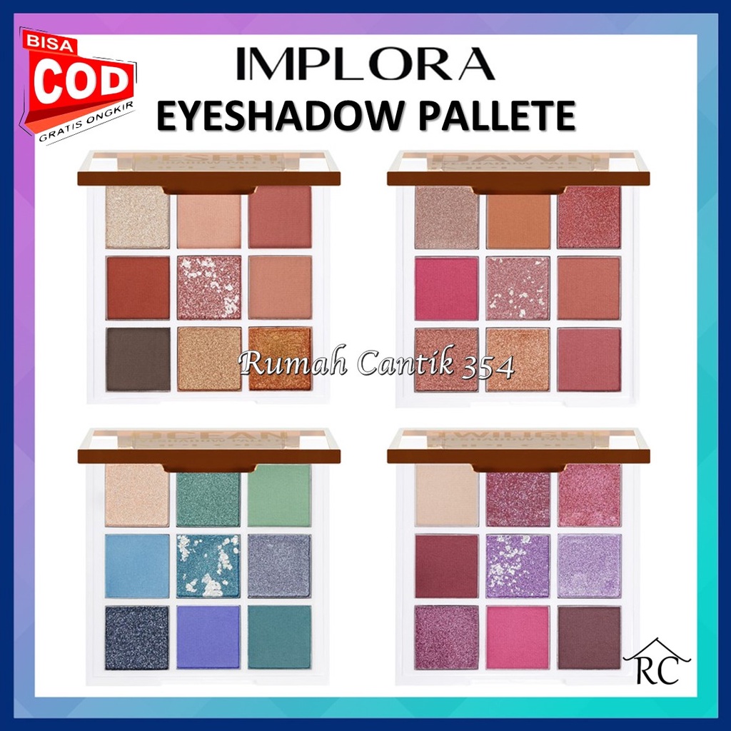 Implora New Eyeshadow Palette Rumah Cantik 354 Eyeshadow yang Membuat Make Up Agar Lebih Terlihat Indah