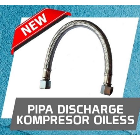 pipa discharge kompresor oiless lazaro