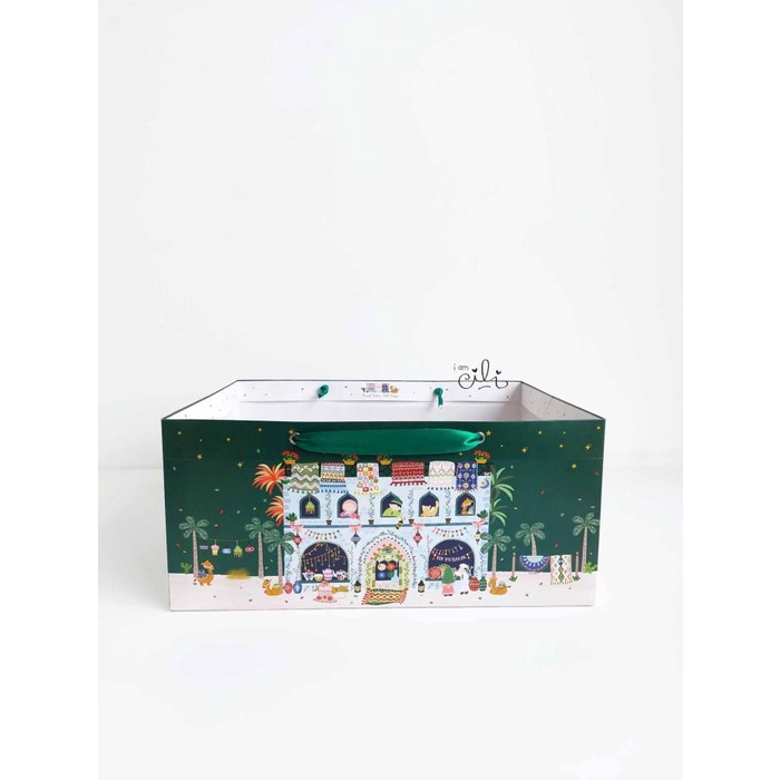 

(Paperbag Naureen) Tema Lebaran Idul Fitri 33 X 24 X 15 Cm (Isi 10) 032