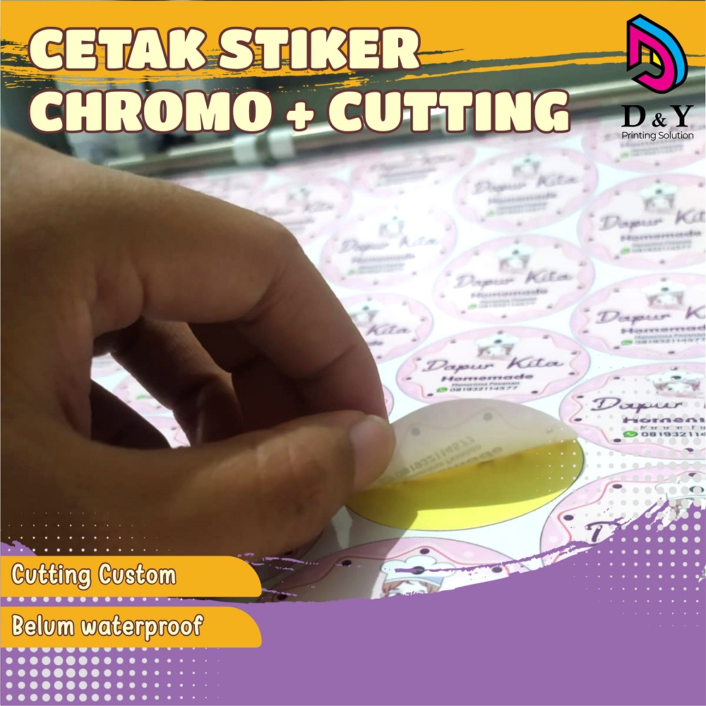 

CETAK STIKER CHROMO | CETAK LABEL KEMASAN | CETAK STIKER CUSTOM