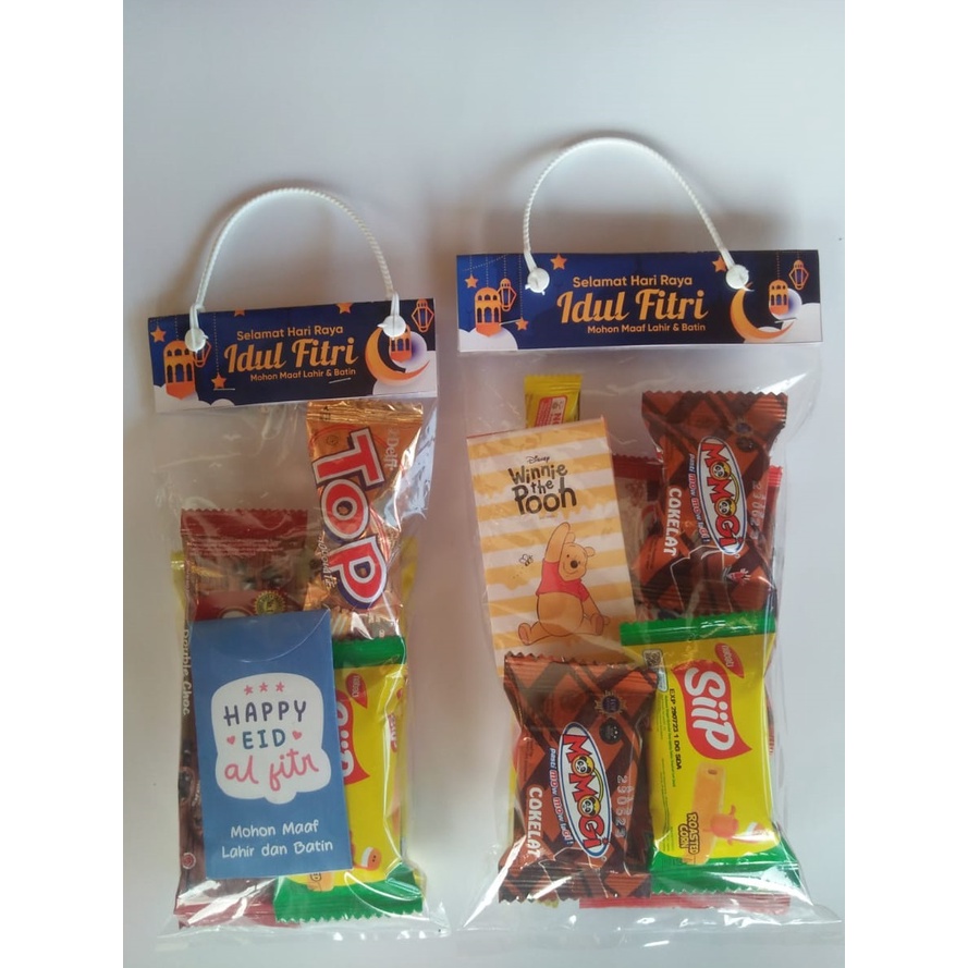 PLASTIK SNACK LEBARAN/ TAS SNACK LEBARAN/ PLASTIK HAMPERS LEBARAN / ANGPAO LEBARAN