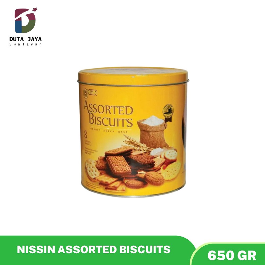 Nissin Assorted Biscuits 650gr Yellow 650 Gram