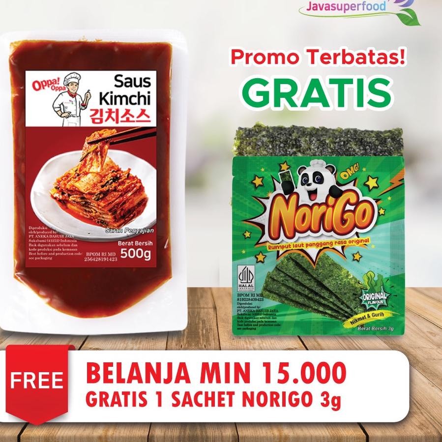 

☼ Saus Instan Saus Kimchi Korea 500g/ Sauce Kimchi Korea Saus Oppa!Oppa ✤