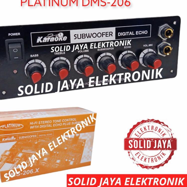 ★ TONE CONTROL AKTIF STEREO DMS206 DMS-206.X DMS 206 PLUS PANEL STEREO TONE KONTROL ACTIVE DIGITAL E