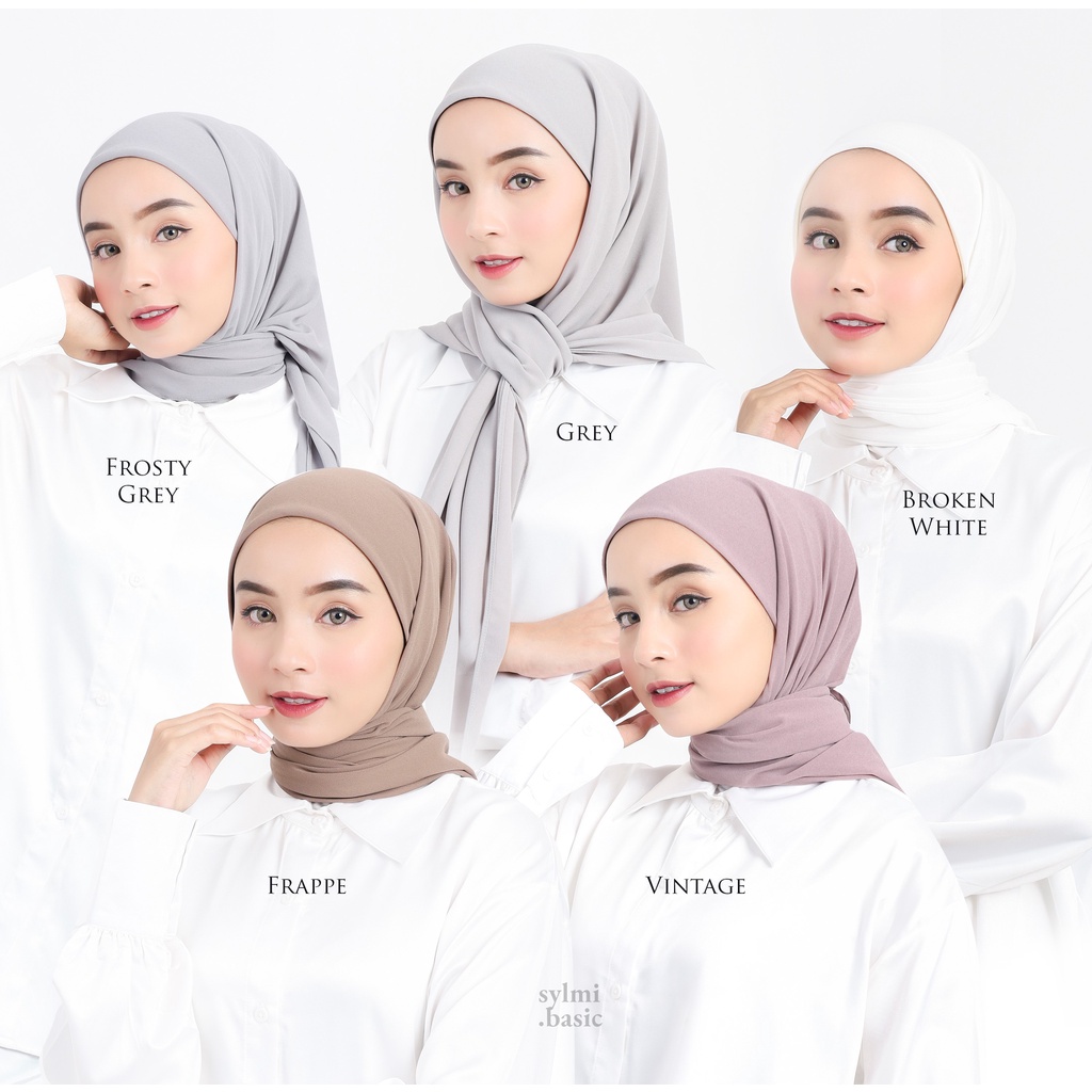 [𝐒𝐲𝐥𝐦𝐢] Dara Scarves Instant Hijab With Inner by 𝐒𝐲𝐥𝐦𝐢 Basic