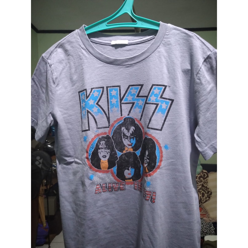 Kaos KISS cewek second original