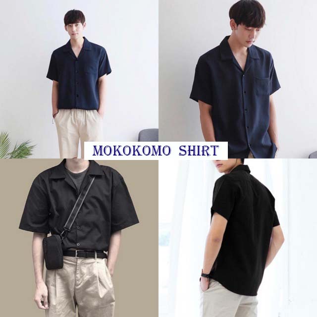 Mokokomo Kemeja Formal Pria PD-05 Lengan Pendek Kemeja Kerja kemeja kantor kemeja casual