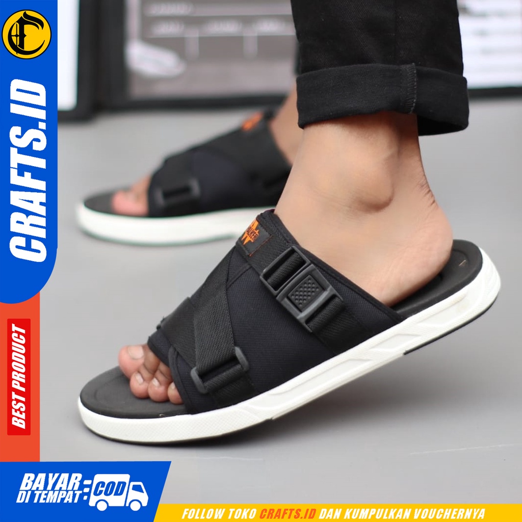 Sandal Slide Pria Sendal Casual Travelling Distro Crafts Durant