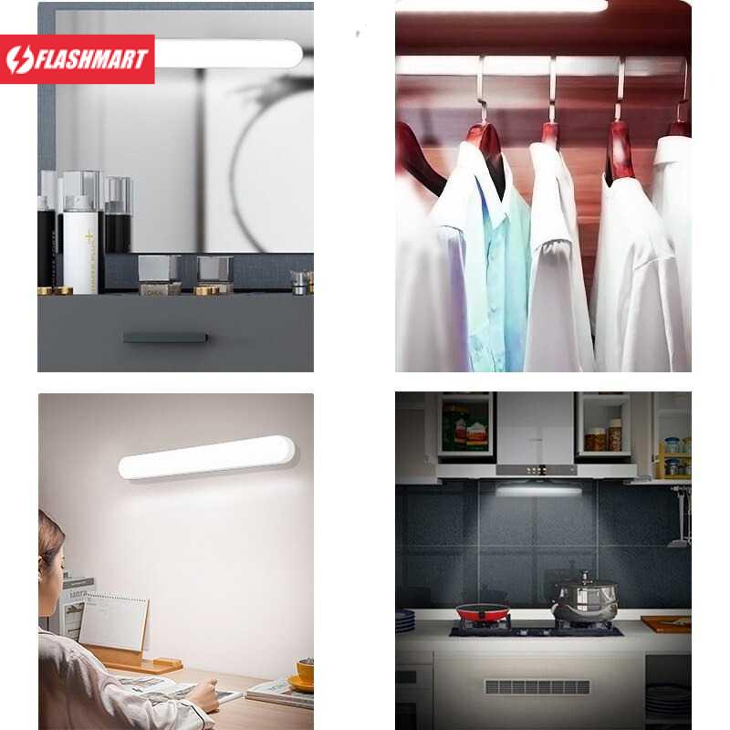Flashmart Lampu Tempel Magnetic Lamp USB Rechargeable 3 In 1 1800mAh 5V 3W - SK-CT30C