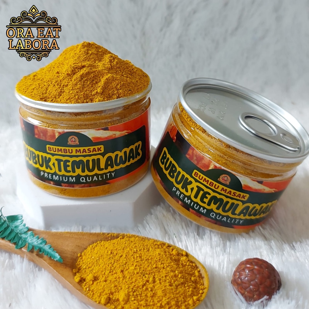 

Can Rempah Bubuk Temulawak Bumbu Pure Curcuma Porder Kualitas Premium - Ora Eat Labora