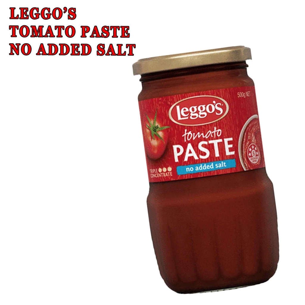 LEGGOS TOMATO PASTE NO ADDED SALT 500g