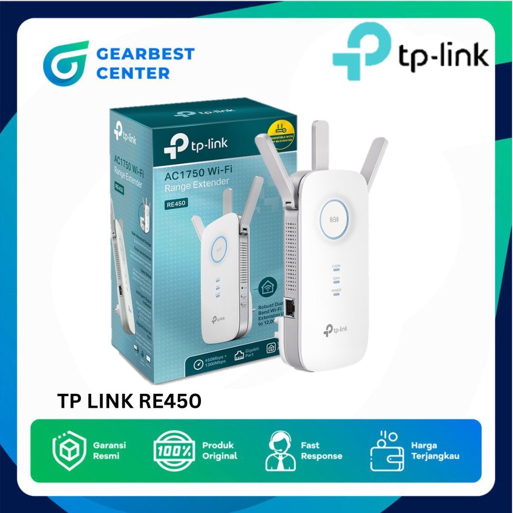 TP-LINK RE450 AC1750 Dual Band WiFi Range Extender