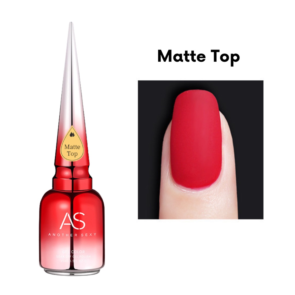 AS ANOTHER SEXY GEL COLOR/Base Coat /As Blooming Gel/  Top Coat / Matte Top Coat 15ml